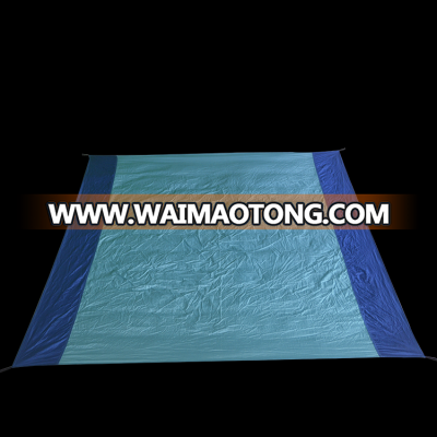 210t Nylon outdoor waterproof large portable sand free beach blanket mat