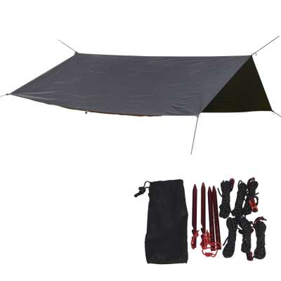 210T Portable camping sun shelter shade fly rain nylon beach tent tarp